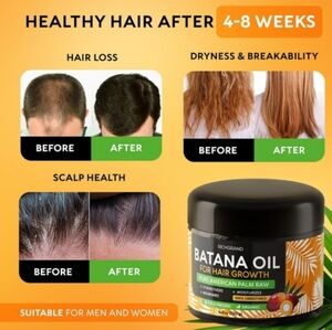 New Richgrand Batana Hair Growth,100% Raw Organic Pressed Oil